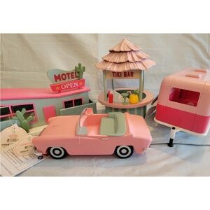 2024 Target Bullseye Playground Light Up MOTEL TIKI CAR & CAMPER Summer Vacation